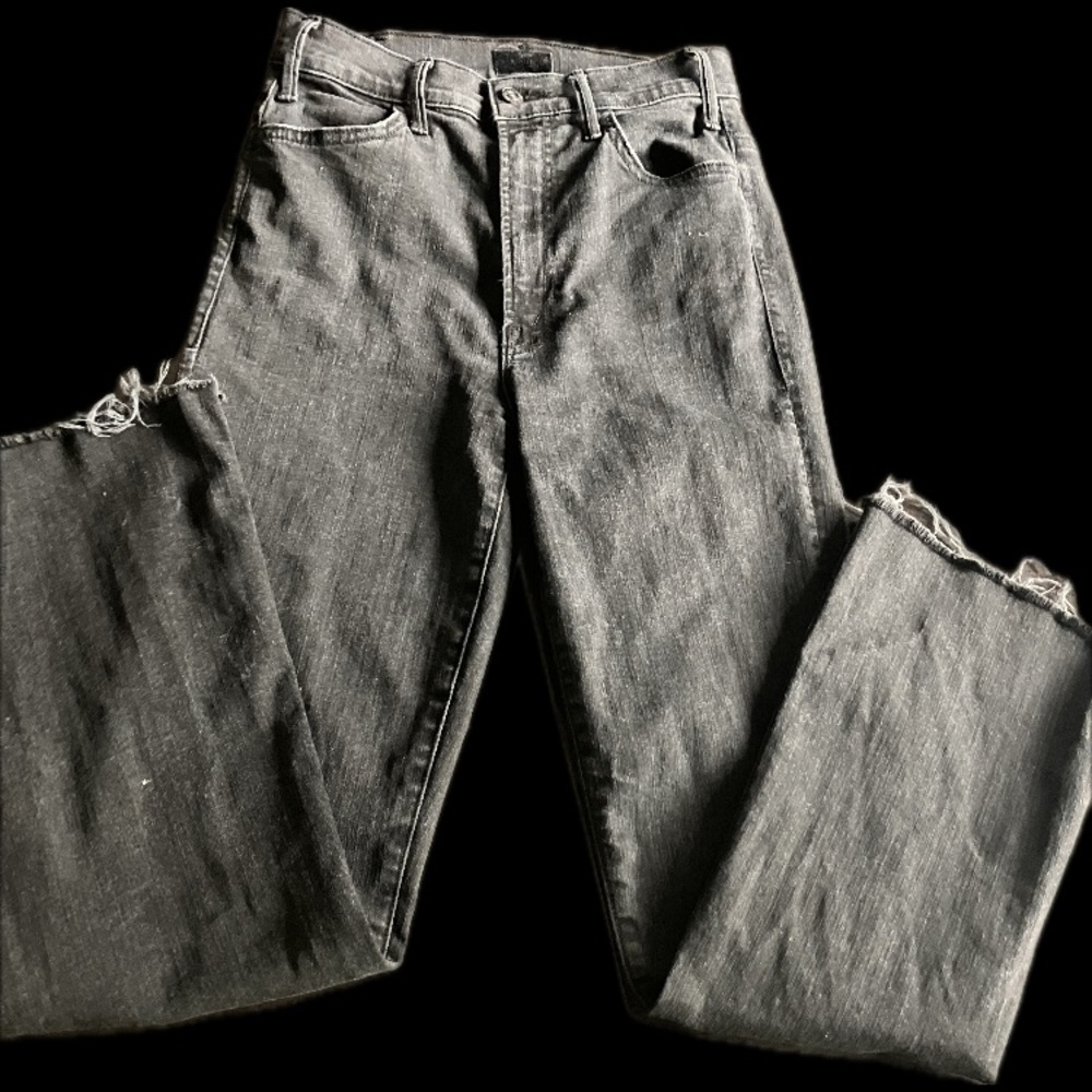 MOTHER Men's Charcoal Straight Jeans.  24” waist